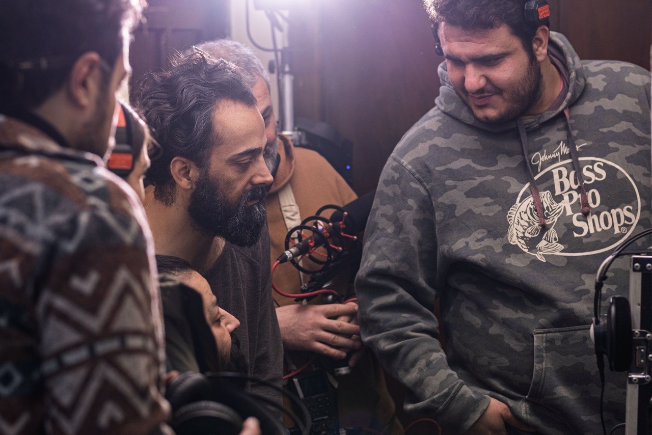 Behind the scenes — production still from Mandala