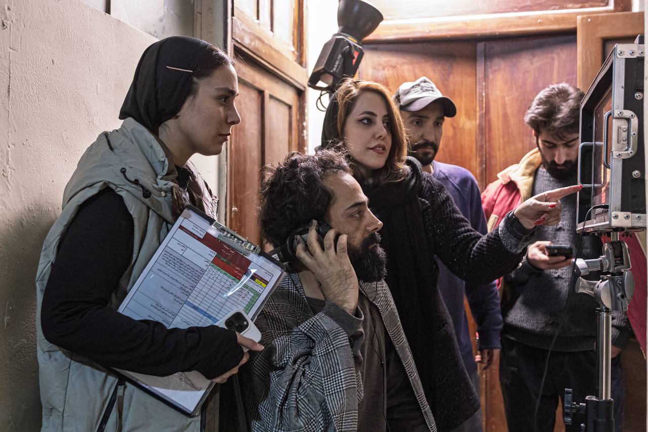 Behind the scenes — setting up the first shot for Mandala