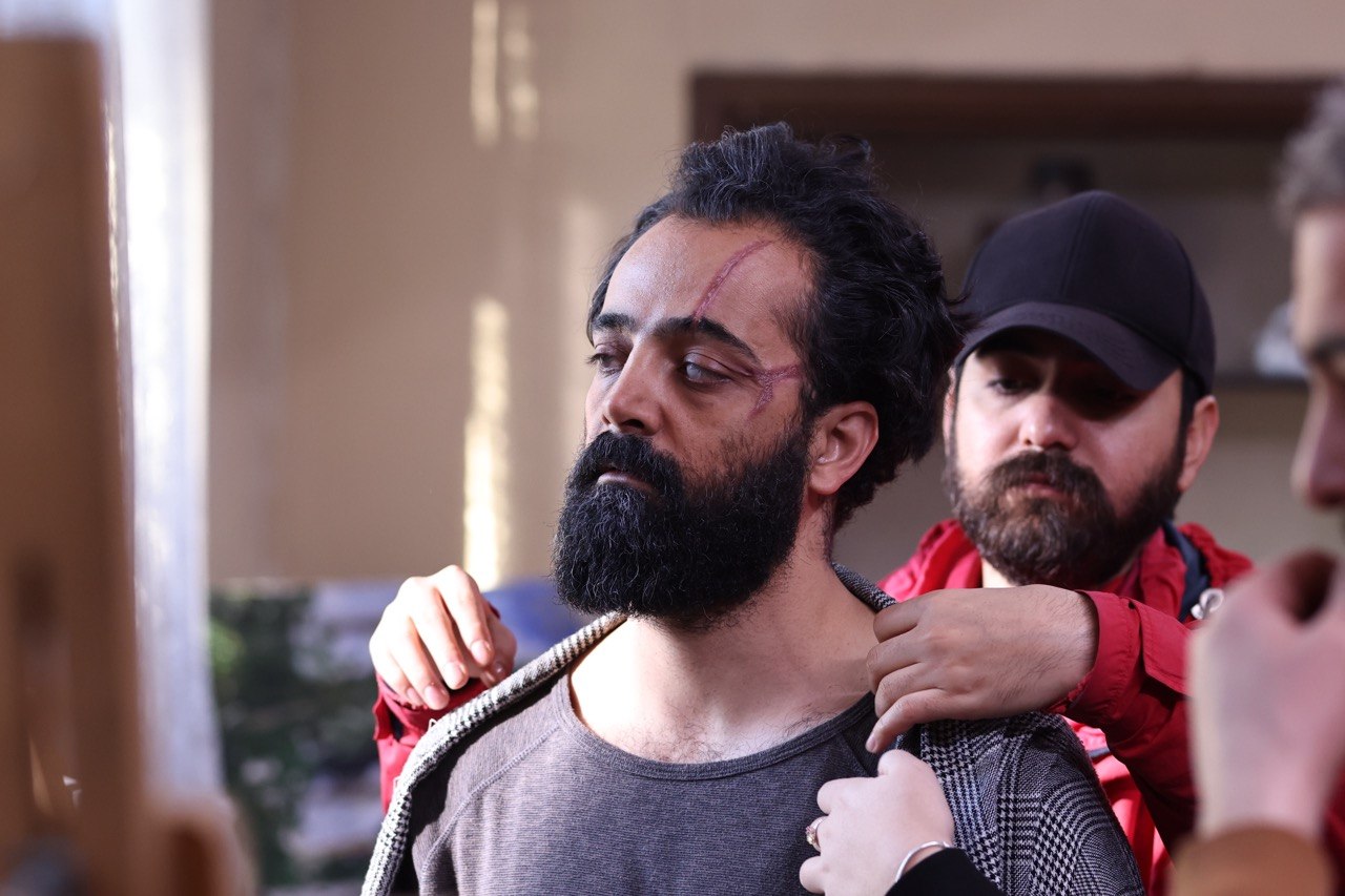 Behind the scenes — production still from Mandala